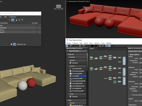 BALIUS Sofa 3D Model