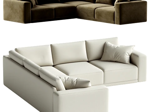 BALIUS Corner Sofa 3D Model