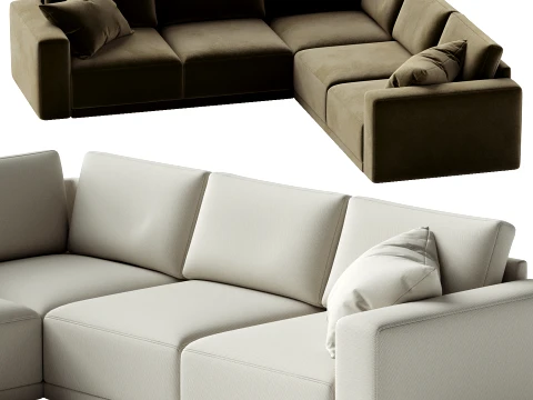 BALIUS Corner Sofa 3D Model