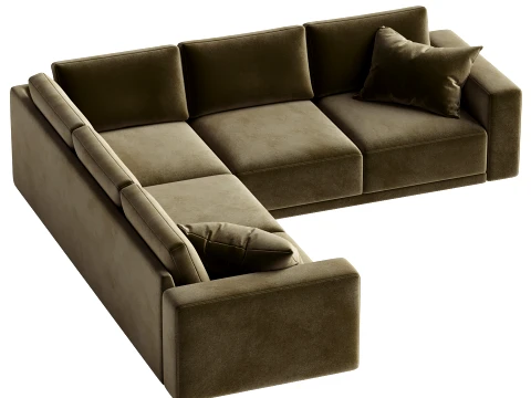 BALIUS Corner Sofa 3D Model