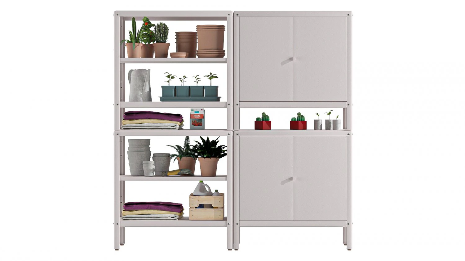 Ikea Shelving 3D Model .c4d .max .obj .3ds .fbx .stl .blend 