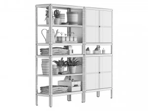 Ikea Shelving 3D Model