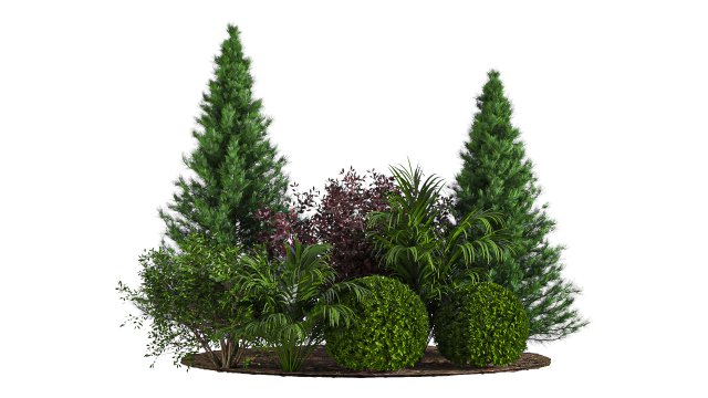 Garden Collection 3D Модель .c4d .max .obj .3ds .fbx .stl .blend 