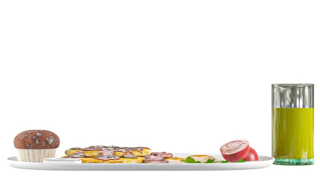 Śniadanie Model 3D .c4d .max .obj .3ds .fbx .stl .blend 