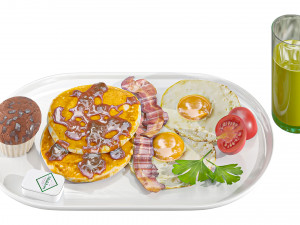 Breakfast 3D 模型