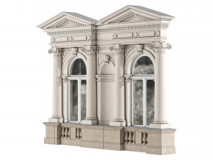 Classic Facade 3D 모델