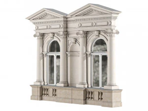 Classic Facade 3D Model