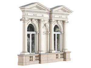 Classic Facade 3D Model