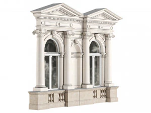 Classic Facade 3D Model