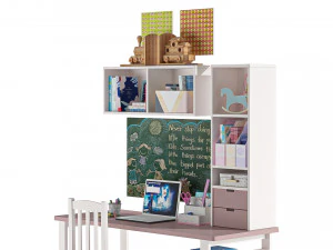 Children Desk 3D Model