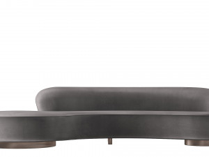 Serpentine Sofa3ds Model 3D