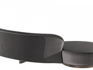 Serpentine Sofa3ds Model 3D