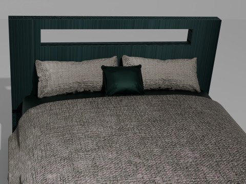Green Bed 3Dモデル