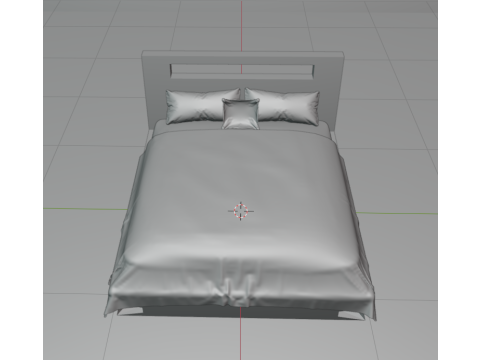 Green Bed 3Dモデル
