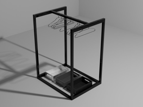 Metal hanger 3Dモデル