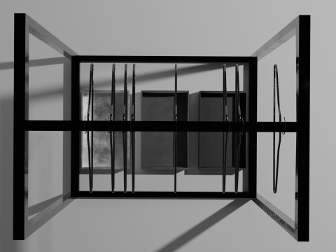 Metal hanger Modello 3D
