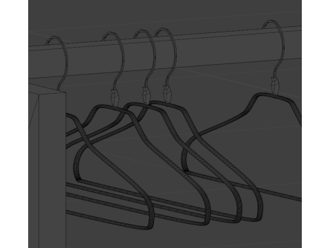 Metal hanger Modello 3D