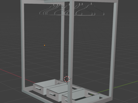 Metal hanger Modello 3D