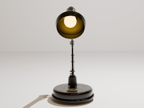 Metal black lamp 3Dモデル