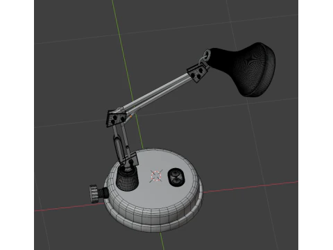 Metal black lamp 3D Model