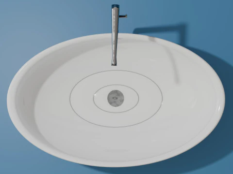 White bath 3D Model