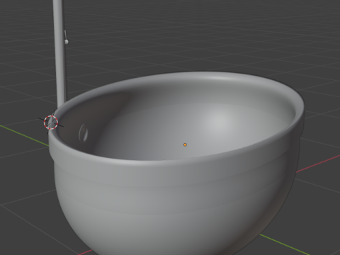 White bath Modèle 3D