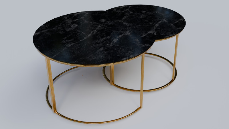 Coffee table 3D-Modell .c4d .max .obj .3ds .fbx .stl .blend 