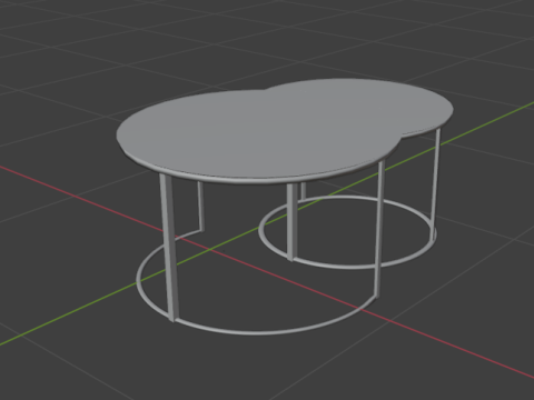Coffee table 3D-Modell