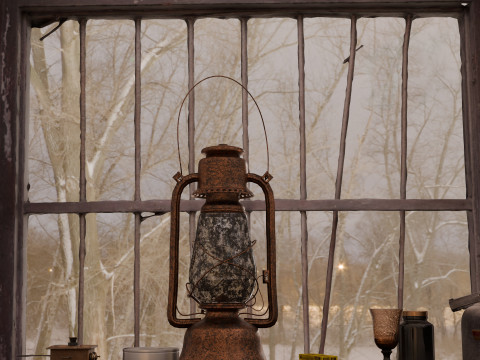Lantern old 3D Модель
