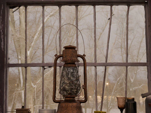 Lantern old 3D Model