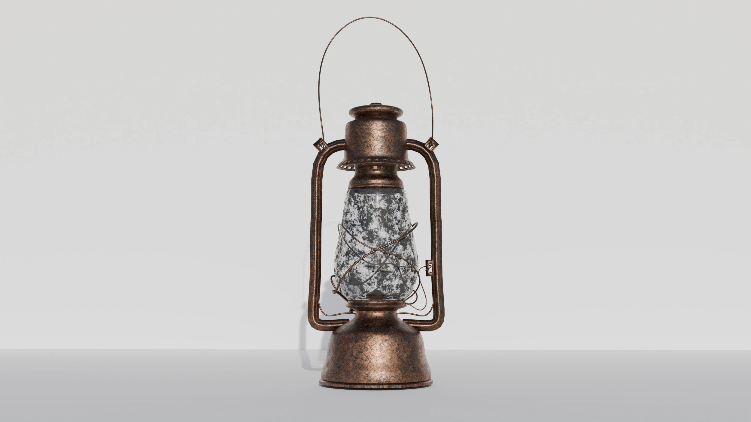 Lantern old 3D Model .c4d .max .obj .3ds .fbx .stl .blend 