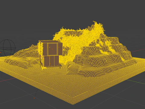 A house on the water 3D Model