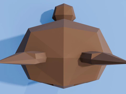 ローポリフォックス 3Dモデル