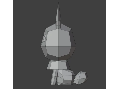 ローポリフォックス 3Dモデル