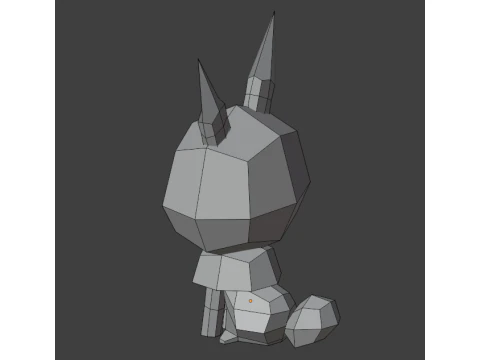 ローポリフォックス 3Dモデル