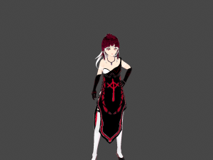 Blood girl Fictional person 3D मॉडल