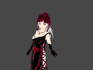 Blood girl Fictional person 3D मॉडल