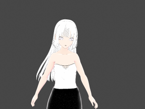 Model white angel 1 3D मॉडल