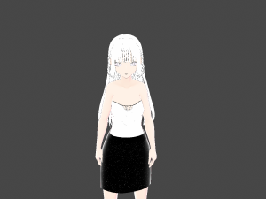 Model white angel 1 3D मॉडल