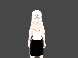 Model white angel 1 3D Model