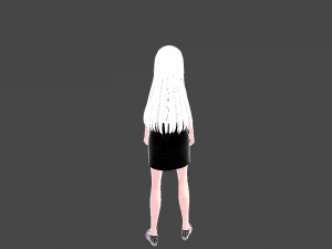 Model white angel 1 3D Model