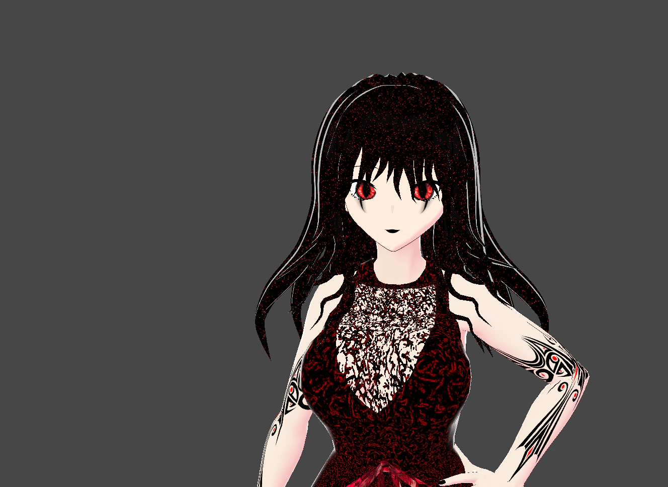 Model Underworld Girl 3D Model .c4d .max .obj .3ds .fbx .stl .blend 