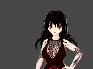 Modelka z Underworld Model 3D