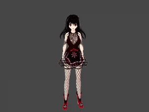 Model Underworld Girl 3D Model