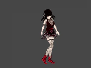 Model Underworld Girl 3D Model