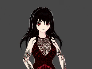 Model Underworld Girl 3D Model