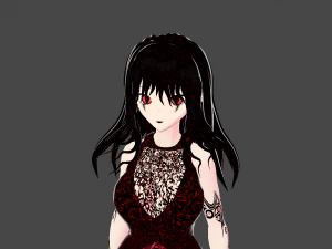 Model Underworld Girl 3D Model
