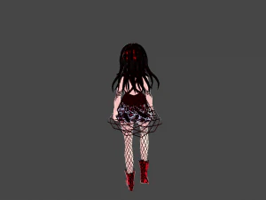 Model Underworld Girl 3D Model