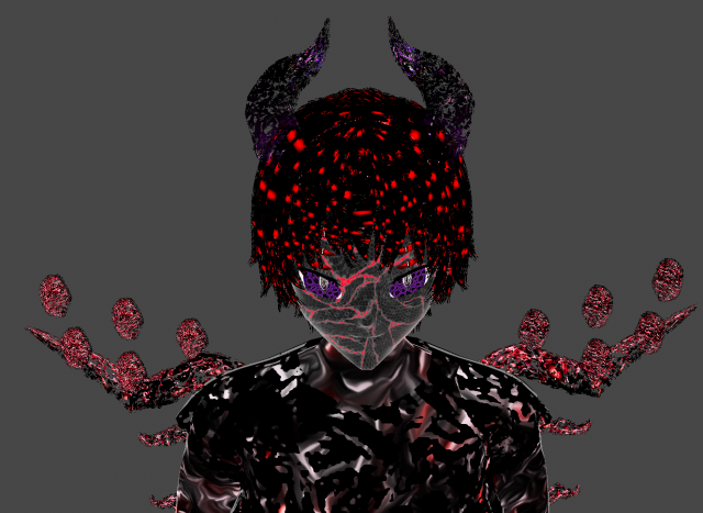 Model super dmon extremely mod 3D Модель .c4d .max .obj .3ds .fbx .stl .blend 