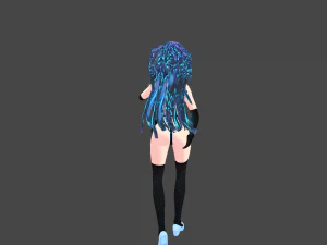 Model Nina hot mod Fictional person 3D Model